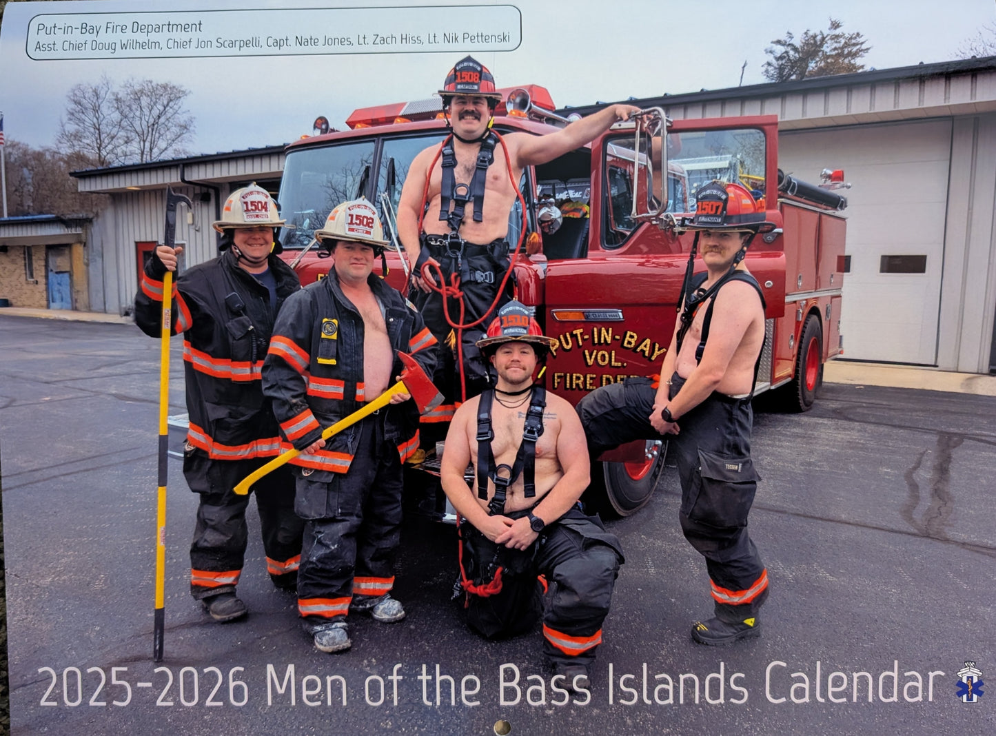 Men of the Bass Islands 2025-2026 Calendar