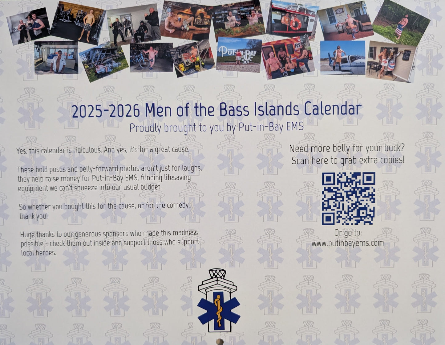 Men of the Bass Islands 2025-2026 Calendar